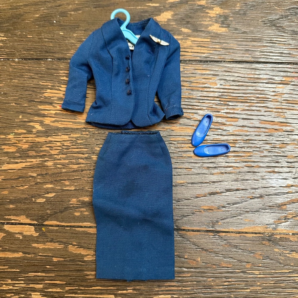 Mattel 1960's Vintage Barbie American Airlines Stewardess Outfit